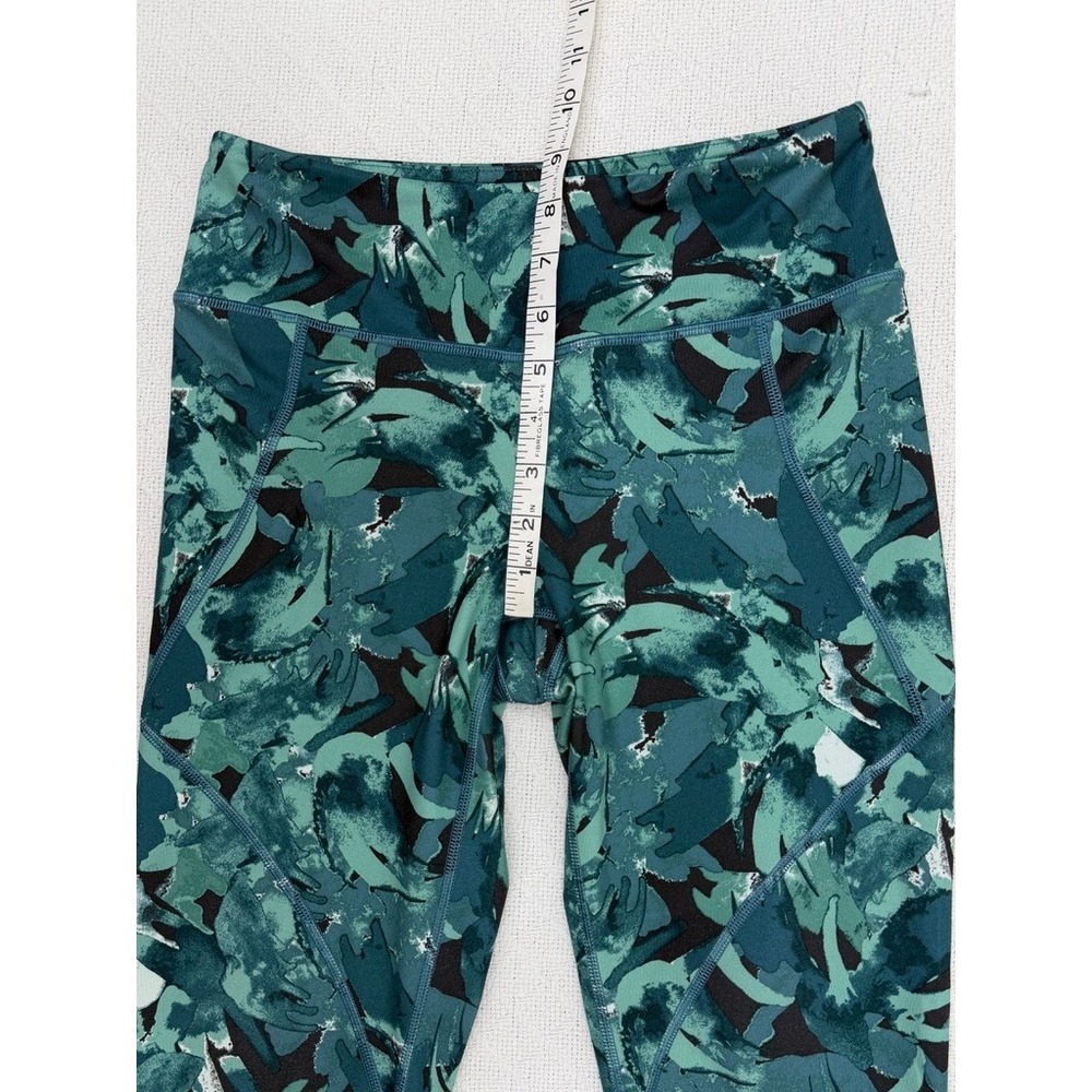 Patagonia Womens Teal Abstract Print Sports Bra and Cropped Leggings Set Small - Picture 13 of 14